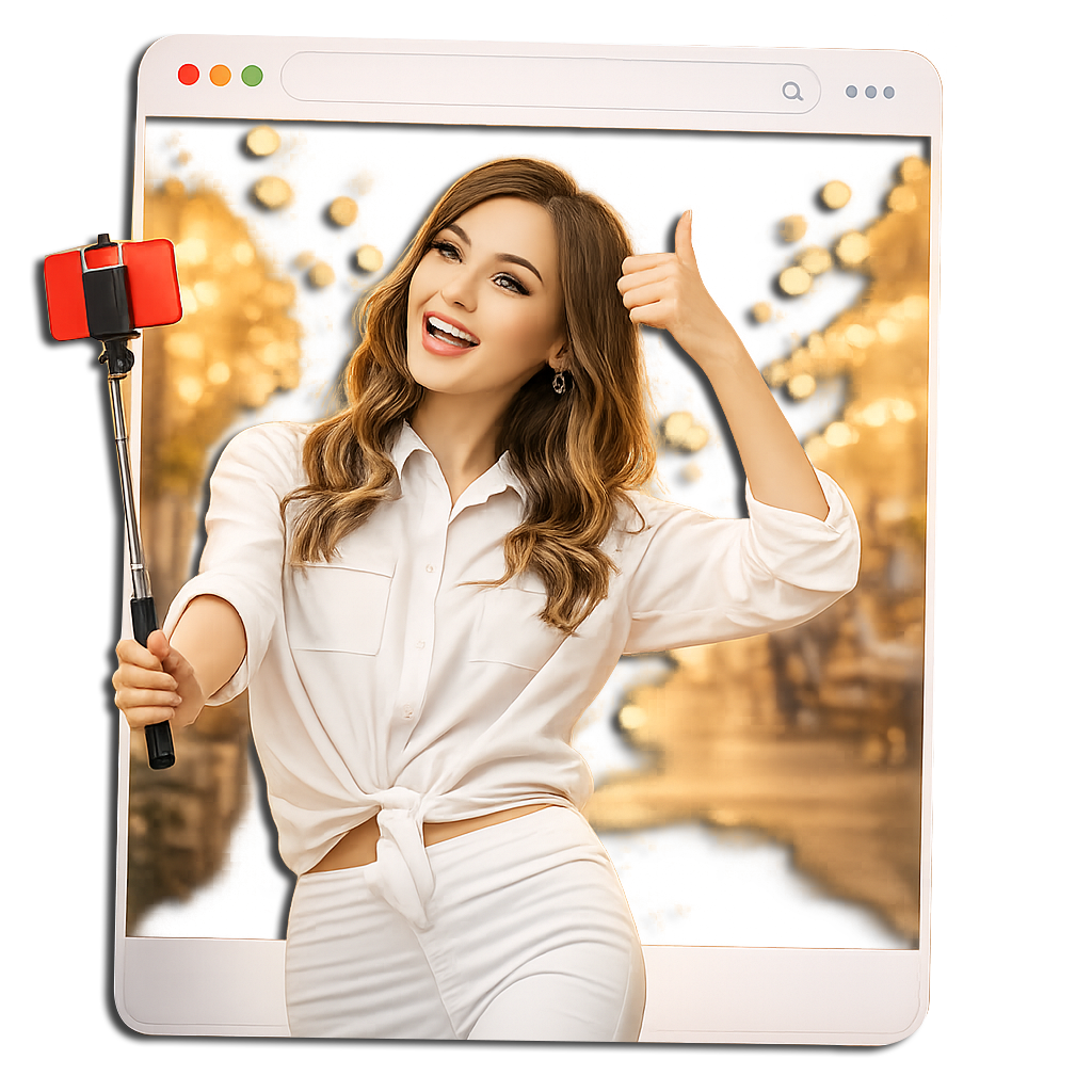 Creator growing their social brand with ToToCompamySMM 